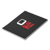 血液型漢字日本の字 ノートパッド (回転)