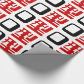 血液型漢字日本の字 ラッピングペーパー (角)