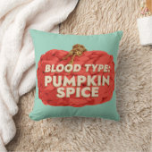 血液型：カボチャ・スパイス装飾用クッション クッション (ブランケット)