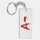 血液型A陰性#Horror院 キーホルダー (正面左)