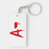 血液型A陰性#Horror院 キーホルダー (裏面)