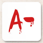 血液型A陰性#Horror院 コースター (正面)