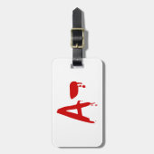 血液型A陰性#Horror院 ラゲッジタグ (正面縦)