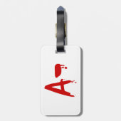 血液型A陰性#Horror院 ラゲッジタグ (裏面縦)