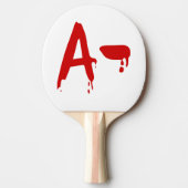 血液型A陰性#Horror院 卓球ラケット (正面)