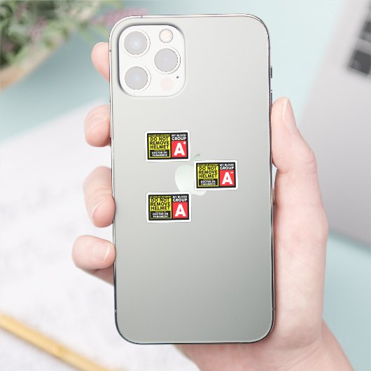 血液型A シール (スマートフォン)