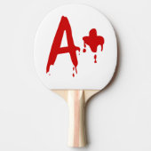 血液型A+前向き #Horror病院 卓球ラケット (正面)