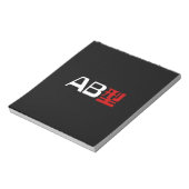 血液型AB日本の KANJI ノートパッド (回転)
