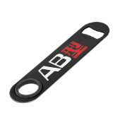 血液型AB漢字日本の字 スピード栓抜き (正面アングル)