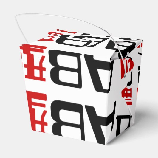 血液型AB漢字日本の字 フェイバーボックス (裏面サイド)