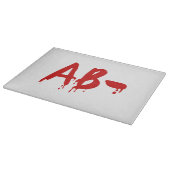 血液型AB – ネガティブ#Horror病院 カッティングボード (角)