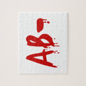 血液型AB – ネガティブ#Horror病院 ジグソーパズル (縦)