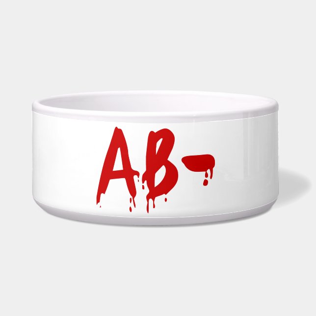 血液型AB – ネガティブ#Horror病院 ボウル (正面)