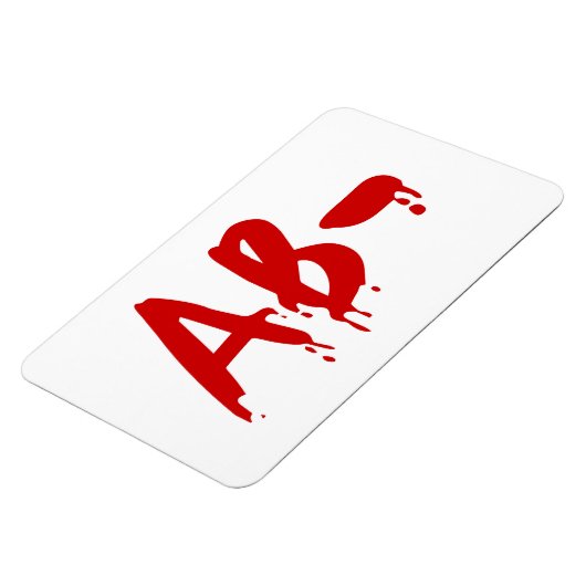 血液型AB – ネガティブ#Horror病院 マグネット (左側)