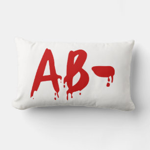 血液型AB – ネガティブ#Horror病院 ランバークッション