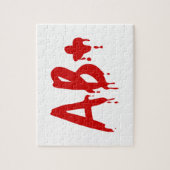 血液型AB+前向き #Horror病院 ジグソーパズル (縦)