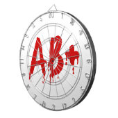 血液型AB+前向き #Horror病院 ダーツボード (正面右)