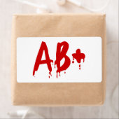 血液型AB+前向き #Horror病院 ラベル (インサイチュ)