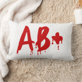 血液型AB+前向き #Horror病院 ランバークッション (ブランケット)