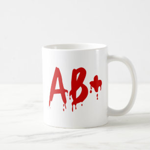 血液型AB+ #前向きHollar Hospital コーヒーマグカップ
