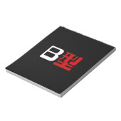 血液型B日本の官治 ノートパッド (回転)