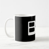 血液型B日本の漢字 コーヒーマグカップ (左)