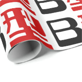 血液型B日本の漢字 ラッピングペーパー (ロールコーナー)