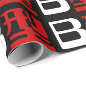 血液型B日本の漢字 ラッピングペーパー (ロールコーナー)