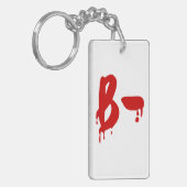 血液型B陰性#Horror病院 キーホルダー (正面左)
