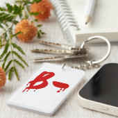 血液型B陰性#Horror病院 キーホルダー (正面右)