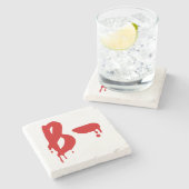 血液型B陰性#Horror病院 ストーンコースター (横)