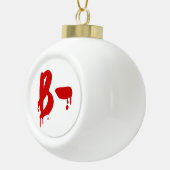 血液型B陰性#Horror病院 セラミックボールオーナメント (右)