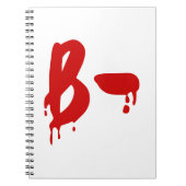 血液型B陰性#Horror病院 ノートブック (正面)