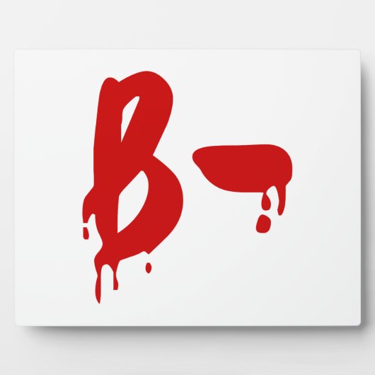 血液型B陰性#Horror病院 フォトプラーク (正面)