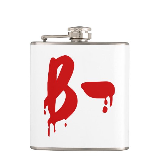 血液型B陰性#Horror病院 フラスク (正面)