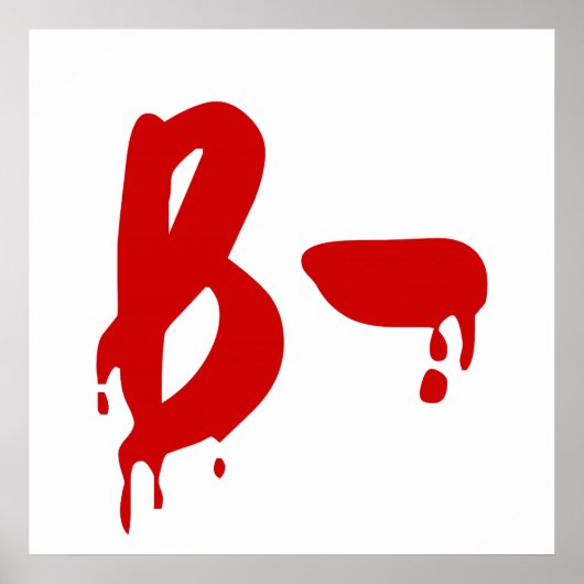 血液型B陰性#Horror病院 ポスター (正面)