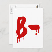 血液型B陰性#Horror病院 ポストカード (正面/裏面)