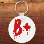 血液型B+前向き #Horror病院 キーホルダー (正面)