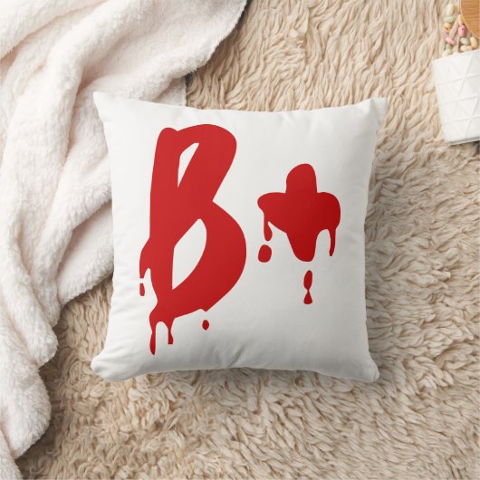 血液型B+前向き #Horror病院 クッション (ブランケット)