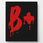 血液型B+前向き #Horror病院 フォトプラーク (正面)