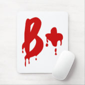 血液型B+前向き #Horror病院 マウスパッド (マウス)