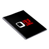 血液型O日本の漢字 ノートブック (右側)