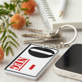 血液型O陰性 キーホルダー (正面右)