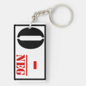 血液型O陰性 キーホルダー (裏面)