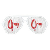 血液型O陰性#Horror病院 アビエーターサングラス (正面)