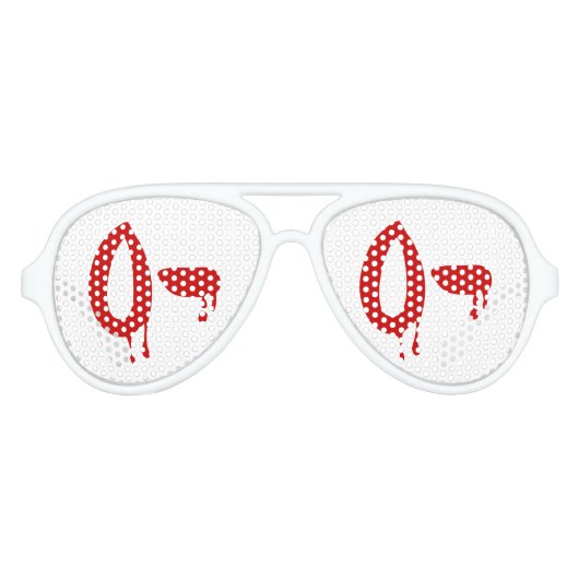 血液型O陰性#Horror病院 アビエーターサングラス (正面)