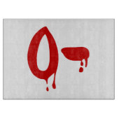 血液型O陰性#Horror病院 カッティングボード (正面)