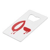 血液型O陰性#Horror病院 クレジットカード栓抜き (裏面アングル)