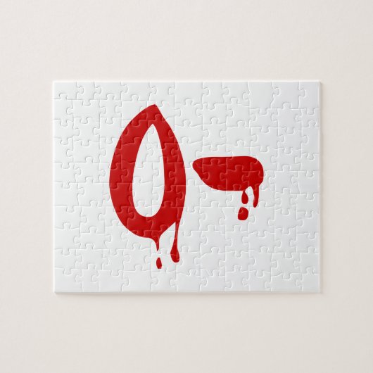 血液型O陰性#Horror病院 ジグソーパズル (横)