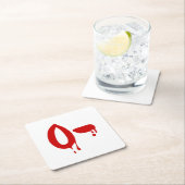 血液型O陰性#Horror病院 スクエアペーパーコースター (インサイチュ)